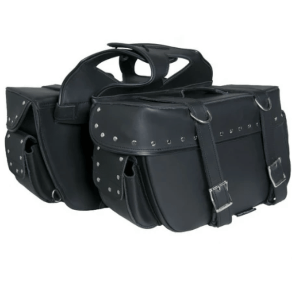 Durable 2 Strap Saddle Bag With Studs By Daniel Smart - Cycle Clear