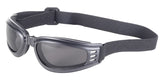 Kickstart Nomad Folding Goggles (Black Frame/Smoke Lens) by Pacific Coast - Cycle Clear