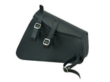 Leather Swing Arm Bag w/Buffalo Snaps - Right Side w/Built In Holster By Daniel Smart