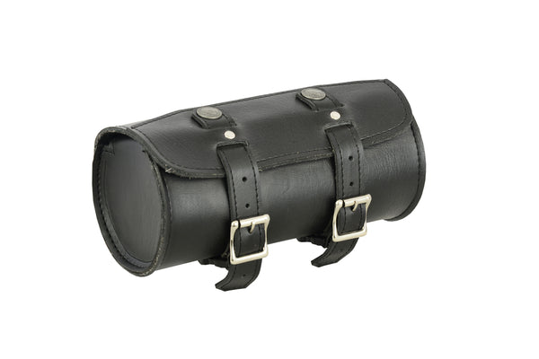 Premium Small Leather Round Tool Bag By Daniel Smart