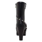 Women's Heeled Boots W/Studs - Cycle Clear