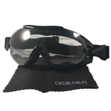 Cycle Clear ZL2 - Over Glasses Motorcycle Goggles - Clear Lens - Cycle Clear