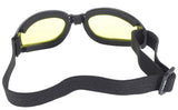 Kickstart Nomad Folding Goggles (Black Frame/Yellow Lens) by Pacific Coast - Cycle Clear