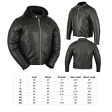 Men's Sport Scooter Jacket w/ Removable Hood - Cycle Clear