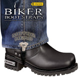 Weather Proof Boot Straps - Motor Head, 6 Inch