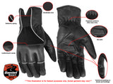 Premium Leather/Mesh Gloves