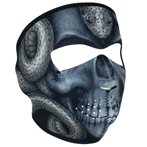 Full Face Mask - Neoprene - Snake Skull - Cycle Clear