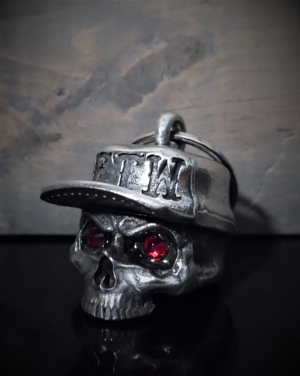 FTW Skull Hat Diamond Bravo Bell - Cycle Clear