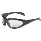 Chopper Style Glasses(Black Frame/Clear Lens) by Pacific Coast - Cycle Clear