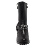 Women's Heeled Boots W/Studs - Cycle Clear